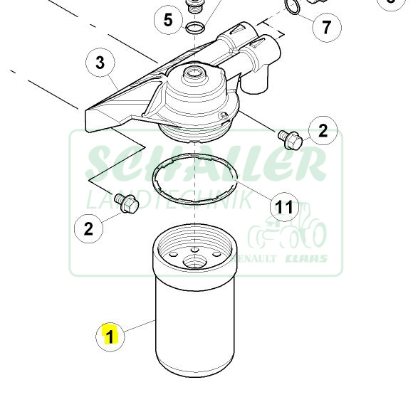 Motorölfilter DPS Power-Tech Motor  (W1022)