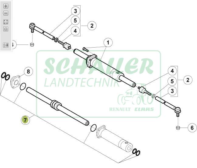 Spurstangen- Gelenk für Axos 340 A22 und B22