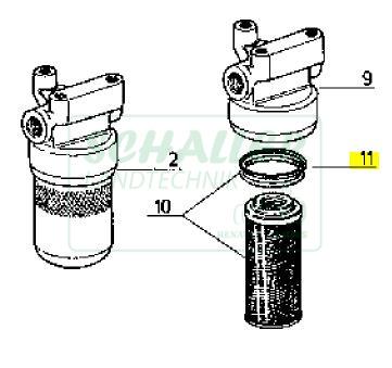 Hydraulik-Druckfilter für Ceres, MX, TX neu