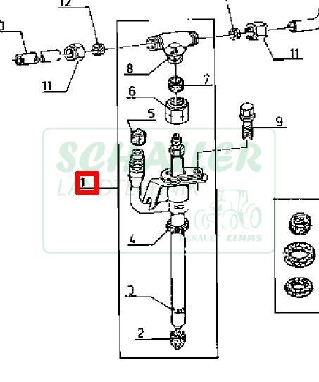 Einspritzdüse für DPS ohne Powertech schwächere Motoren