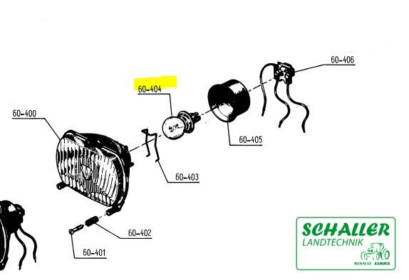 Glühlampe 12V / 45/40W für Frontscheinwerfer