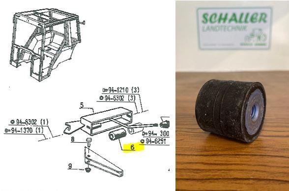 Tür-Entriegelungsdämpfer LS, MX Kabine