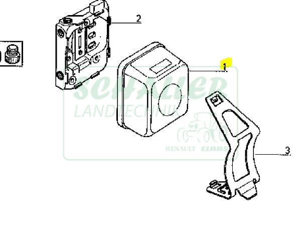 Kraftstofffilter für Renault viereckig