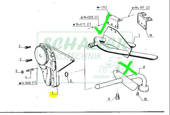 Motorölpumpe MWM Ø 29mm Verstärkte 4 und 6 Zyl. Motoren
