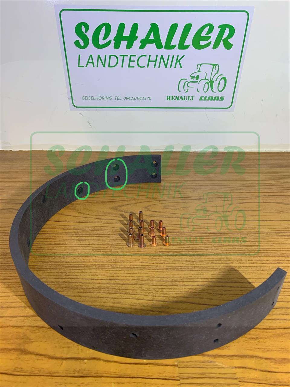 Handbremsband-Belag für Trommelbremse [späterer Lochkreis - S-Serie ab 1978]