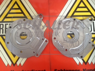 Brems-Zwischenplatte rechts f. 551s bis 651-4s; Fußbr.165mm, Handbr.102mm