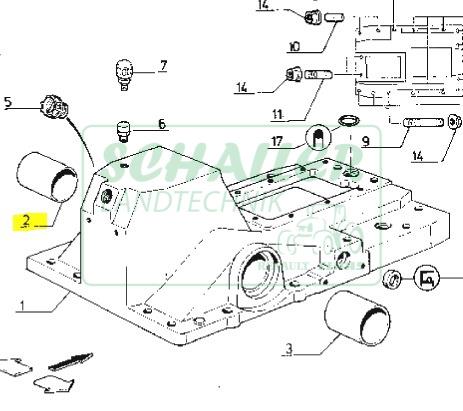 Hubwellen-Buchse links für große Getriebe Renault