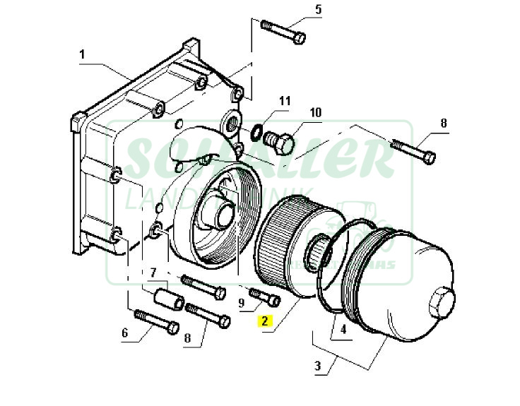 Hydraulik-Saugfilter für Ares alt, Atles LS