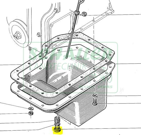 Motoröl-Ablassschraube Alfa-Motoren