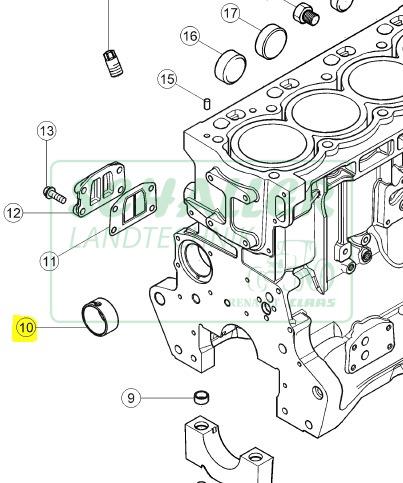 Nockenwellenbuchse Perkins Axos