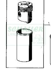 Kolben/Buchsen-Satz f. MWM-Motor D226 unverstärkt,